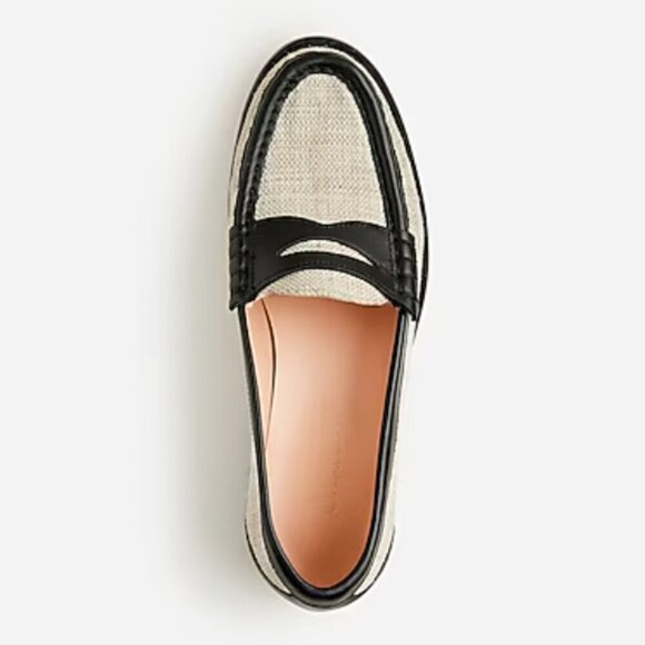 J.Crew Winona penny loafers in Spanish canvas - Size 7 - Picture 2 of 10